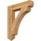 Ekena Millwork Legacy Arts & Crafts Rough Sawn Bracket, Western Red Cedar, 6"W x 34"D x 38"H BKT06X34X38LEC03RWR - alternate 1